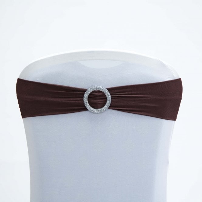 Lycra Band With Buckle Chocolate