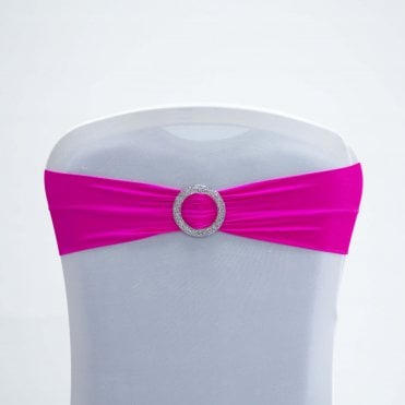 Lycra Band with Buckle Light Hot Pink