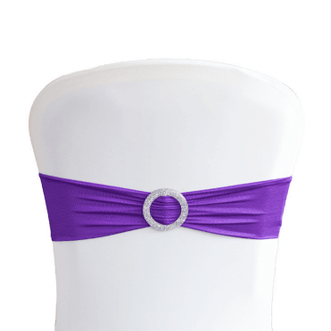 Lycra Band With Buckle Purple