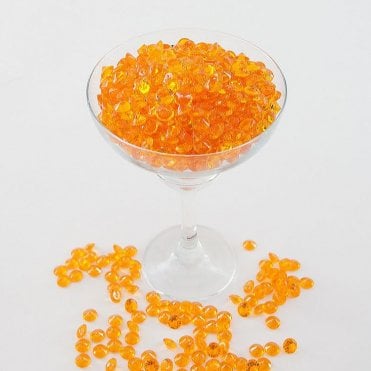 Medium Scatter Crystals 10mm Amber - 1kg