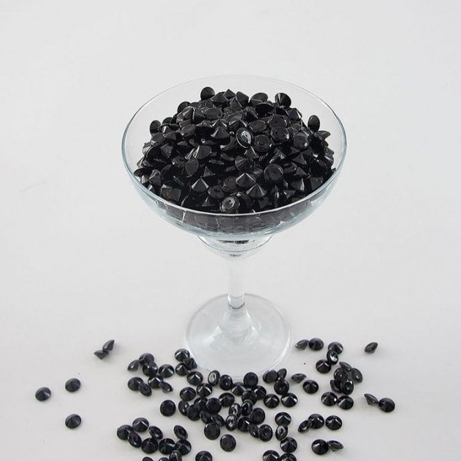 Medium Scatter Crystals 10mm Black - 1kg
