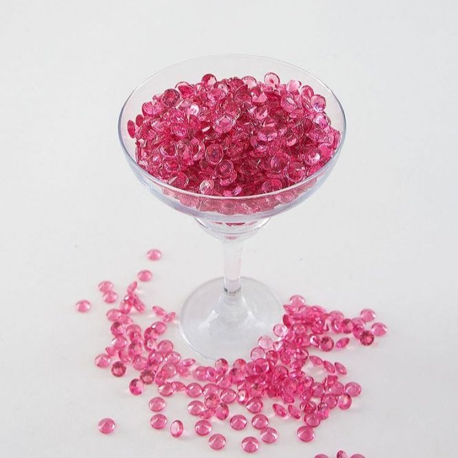 Medium Scatter Crystals 10mm Hot Pink - 1kg