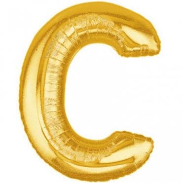 Megaloon Gold Letter C