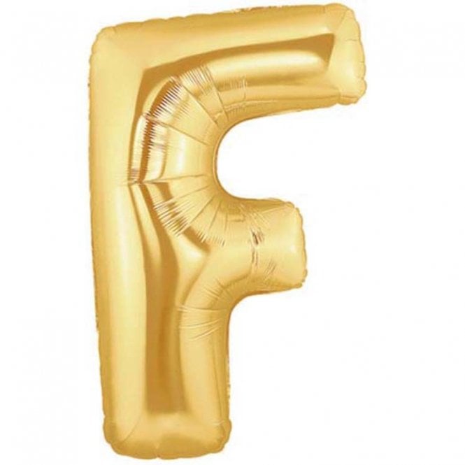 Megaloon Gold Letter F