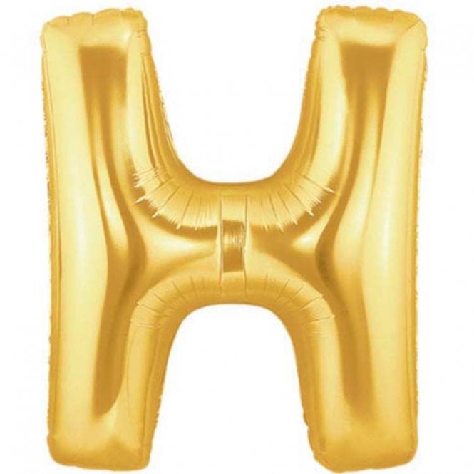 Megaloon Gold Letter H