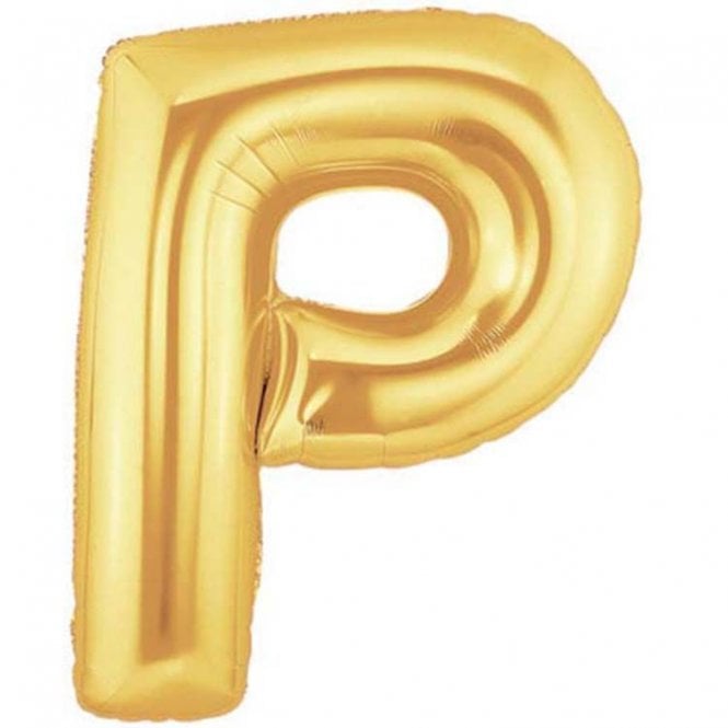 Megaloon Gold Letter P