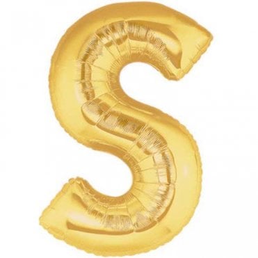 Megaloon Gold Letter S