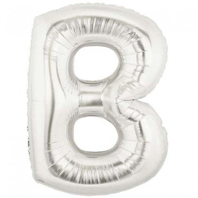 Megaloon Silver Letter B