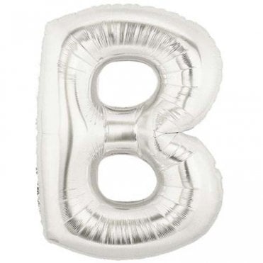 Megaloon Silver Letter B
