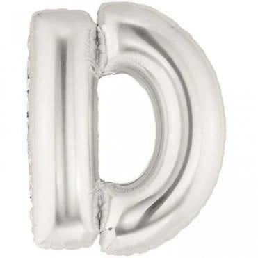 Megaloon Silver Letter D