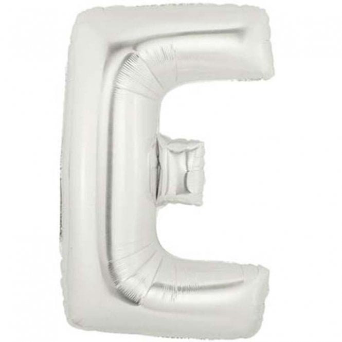Megaloon Silver Letter E