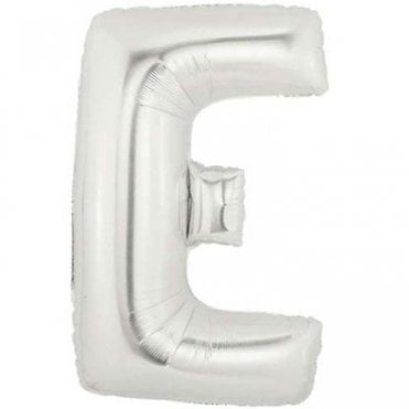 Megaloon Silver Letter E