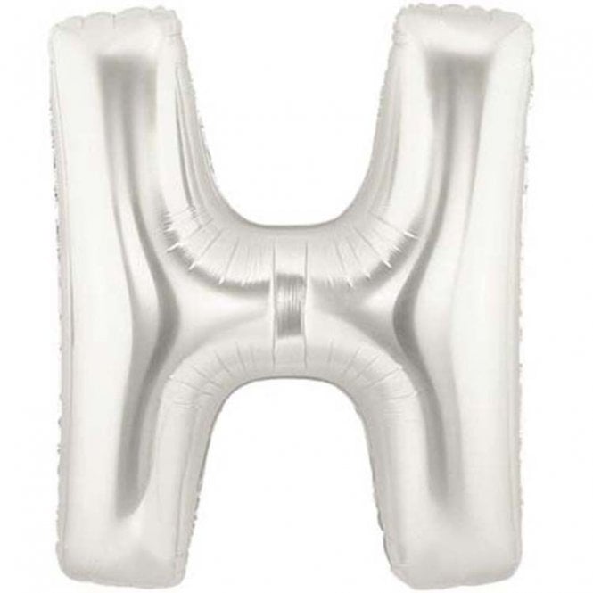 Megaloon Silver Letter H