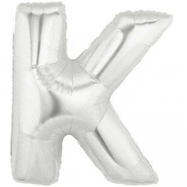Megaloon Silver Letter K