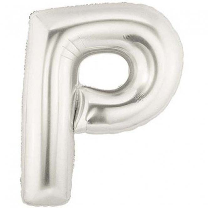 Megaloon Silver Letter P