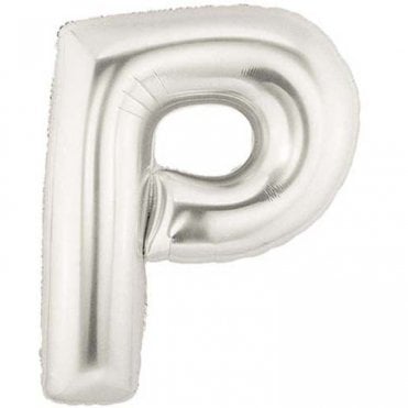 Megaloon Silver Letter P