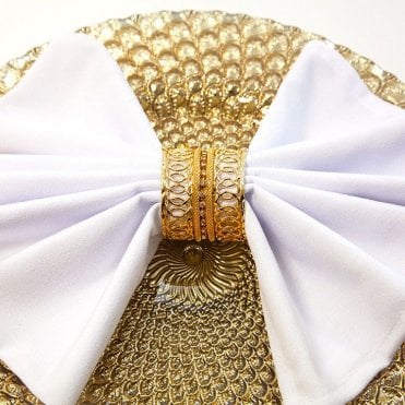 Napkin Ring Gold Diamante 5565-2 Gold