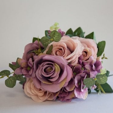 No.1 Vintage Bouquet Rose Flower Mauve/Blush