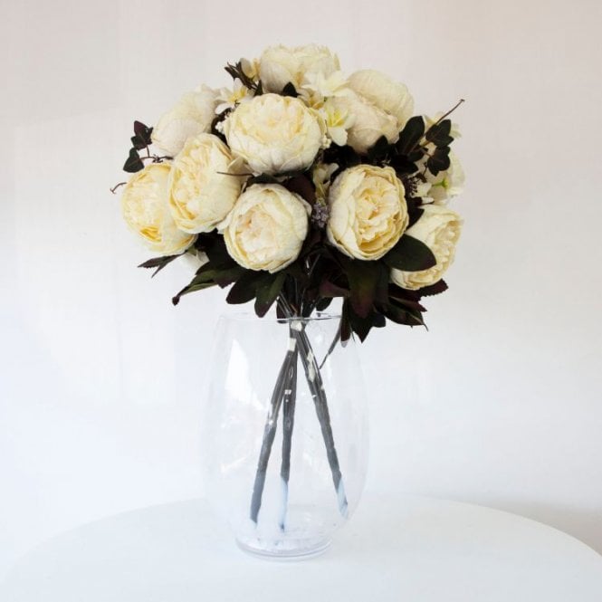 No.6 Vintage Bouquet Peony Suede Cream