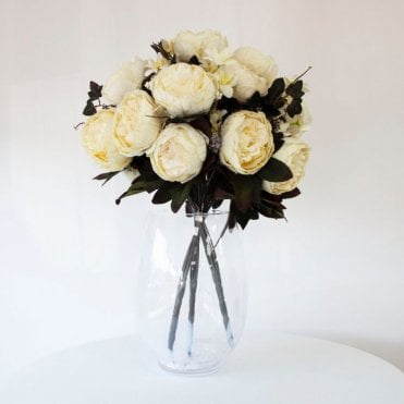 No.6 Vintage Bouquet Peony Suede Cream