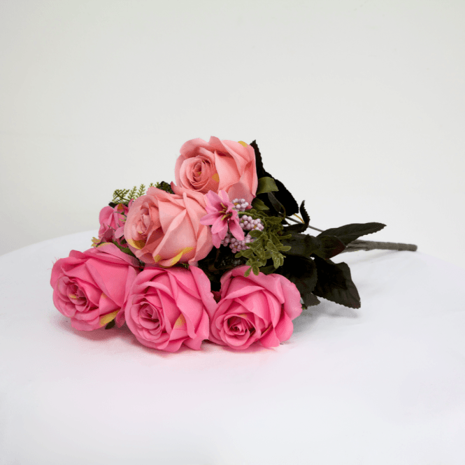No 9 Magnolia Rose Bunch Cerise