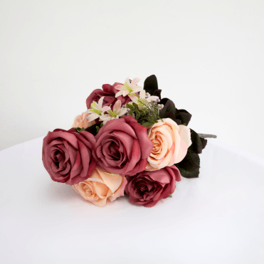 No 9 Magnolia Rose Bunch Mauve Blush