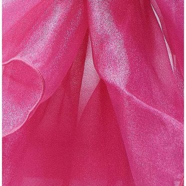 Organza Fabric 1.5m Fire Retardant 30m Hot Pink