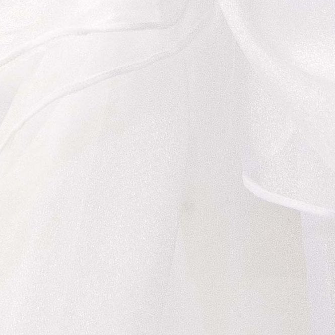 Organza Fabric 1.5m Fire Retardant 30m Ivory