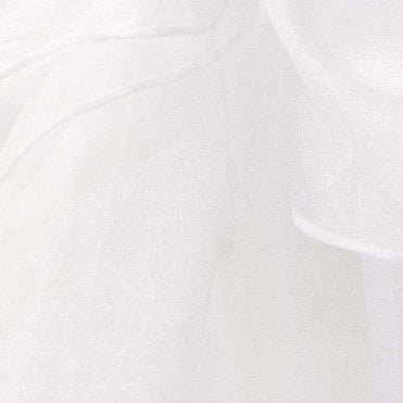 Organza Fabric 1.5m Fire Retardant 30m Ivory