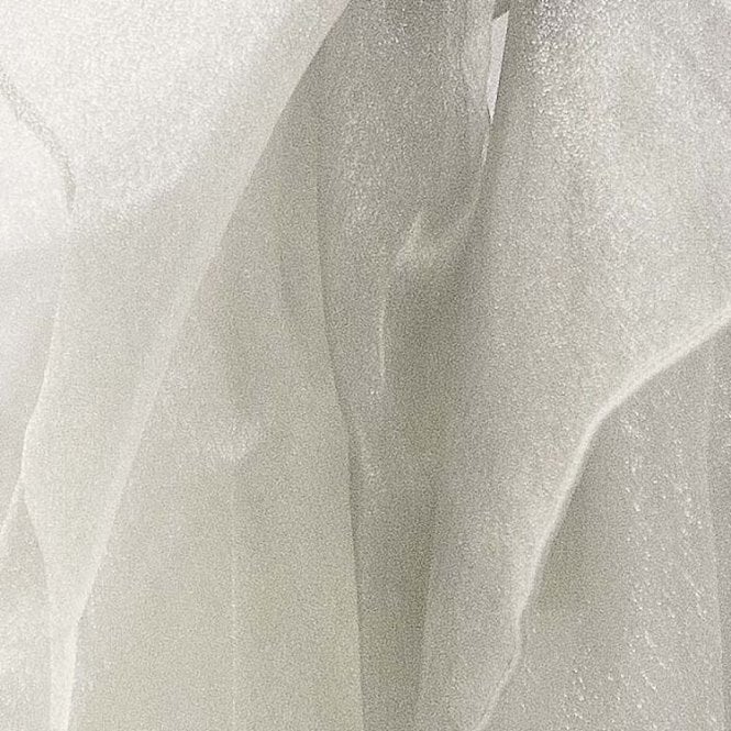Organza Fabric 1.5m Fire Retardant 30m Silver
