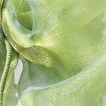 Organza Fabric Blue Sage