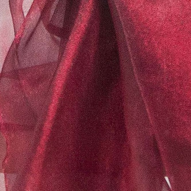 Organza Fabric Garnet