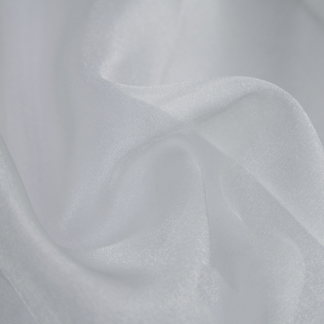 Organza Fabric Silver