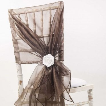 Organza Hood Chocolate
