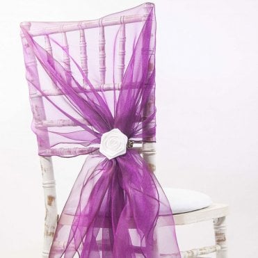 Organza Hood Fuchsia