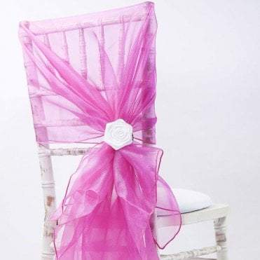 Organza Hood Raspberry