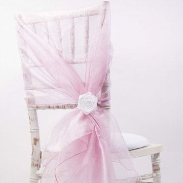 Organza Hood Raspberry Pink