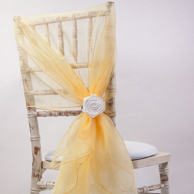 Organza Hood Real Gold