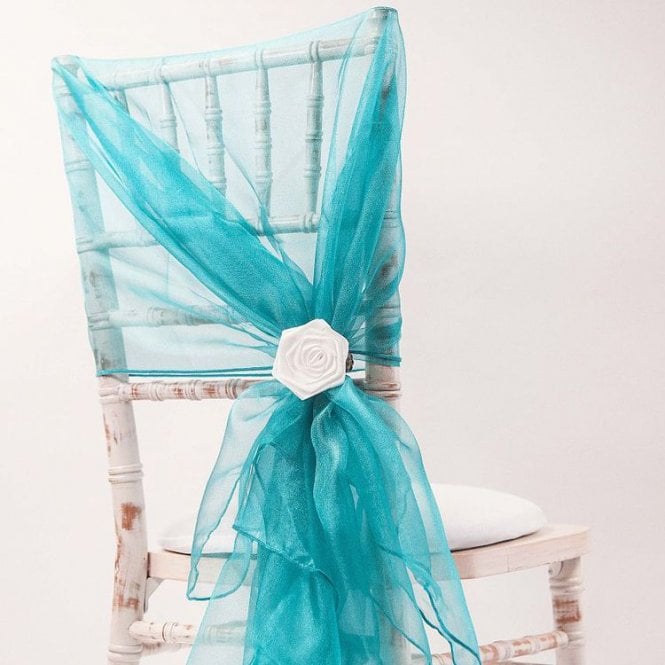 Organza Hood Teal