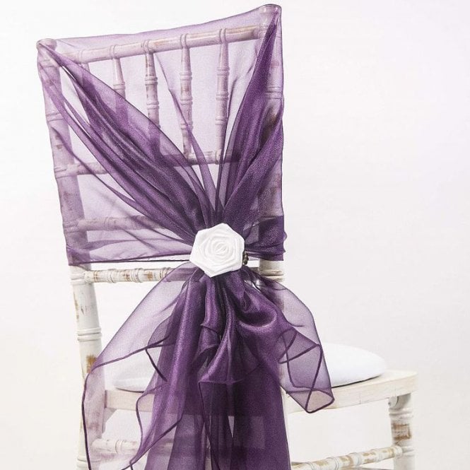 Organza Hood Ultra Plum