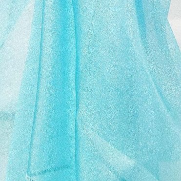 Organza Overlays Clearance 90X90 Turquoise