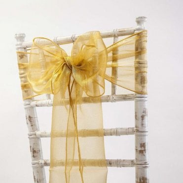 Organza Sash Copper 20 X 275