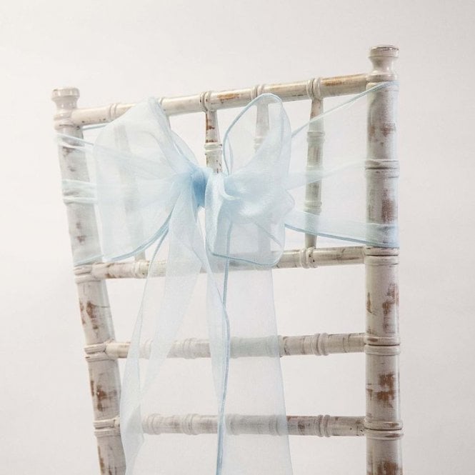 Organza Sash Light Blue 20 X 275