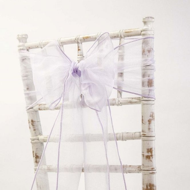 Organza Sash Lilac 20 x 275