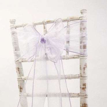 Organza Sash Lilac 20 x 275