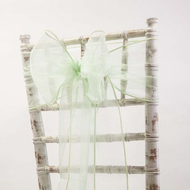 Organza Sash Mint 20 x 275 - Pack of 100