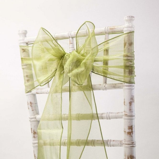 Organza Sash Moss 20 X 275