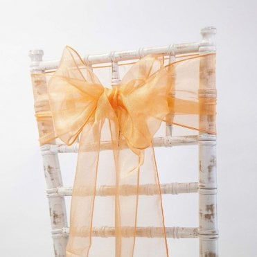 Organza Sash Pumpkin 20 x 275 - Pack of 100