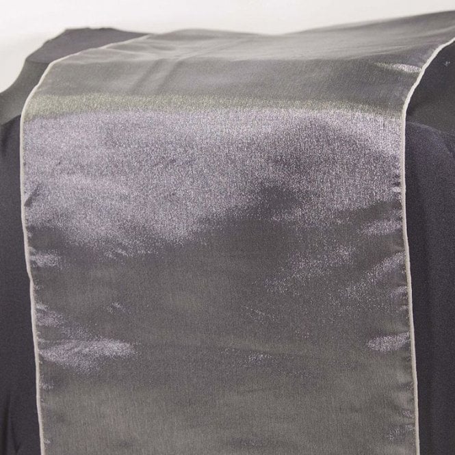 Organza Table Runner Dark Silver