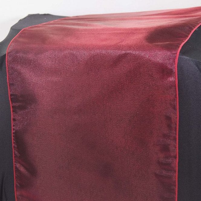 Organza Table Runner Garnet